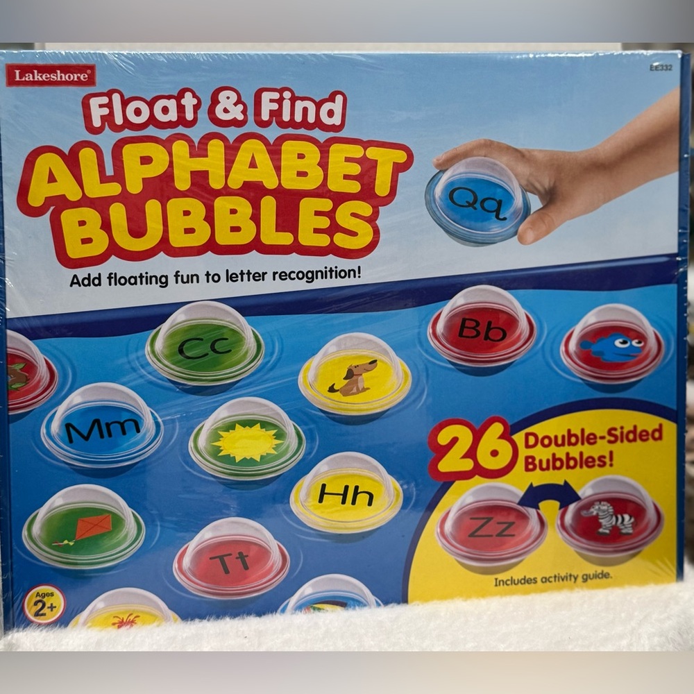 ✨NEW Lakeshore Float & Find Alphabet Bubbles
